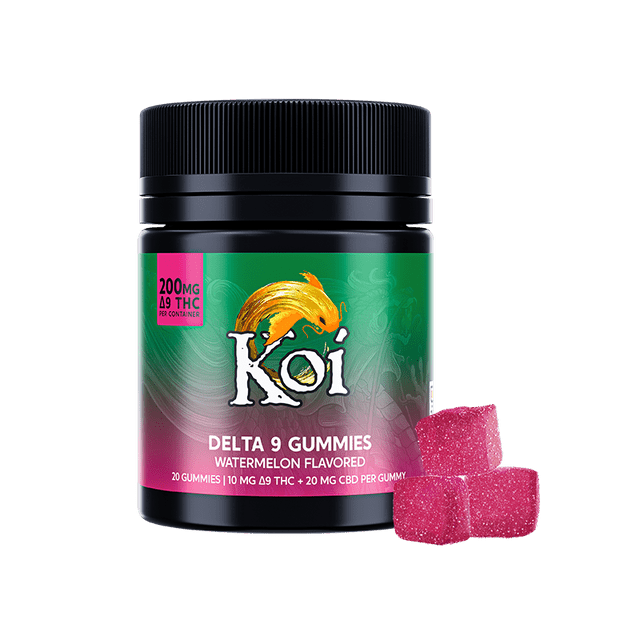 Koi Delta 9 THC Gummies - Watermelon - Bandit Distribution