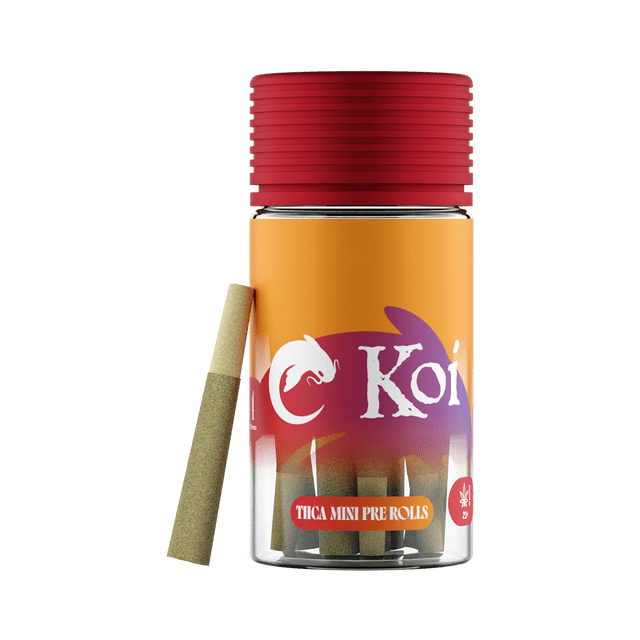 Koi THCA Mini Pre-Rolls - Kief-Infused - Guava Haze (Sativa) - Bandit Distribution