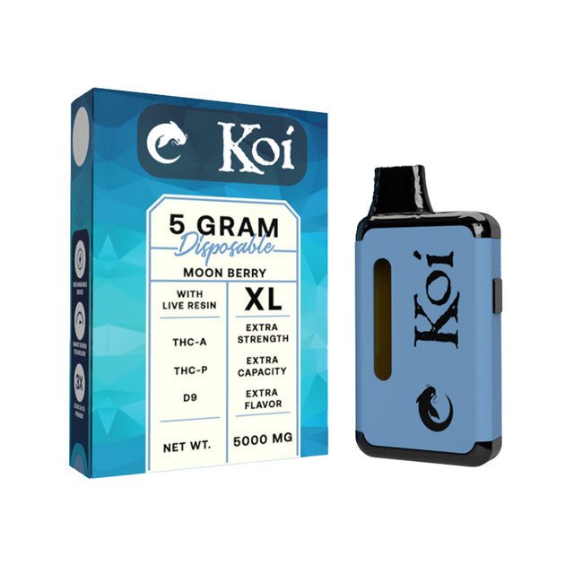 Koi THCA + THCP + Delta 9 THC 5g Disposable Vape 5g - Moon Berry Bandit Distribution Koi THCA + THCP + Delta 9 THC 5g Disposable Vape 5g - Moon Berry Bandit Distribution