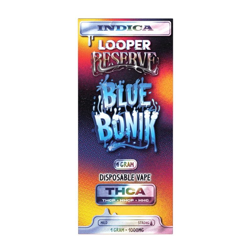 Looper Reserve 1g Disposable - THCA - THCP - HHC - D9 - Blue Bonik - Bandit Distribution