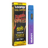 Looper THCa Live Badder 3g Disposables - Strawberry Cookies