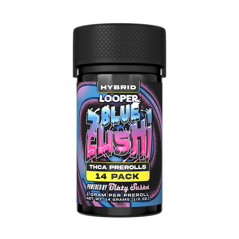 Looper Thca Pre Rolls - 14ct - 10 Pack Display - Blu Zushi - Bandit Distribution