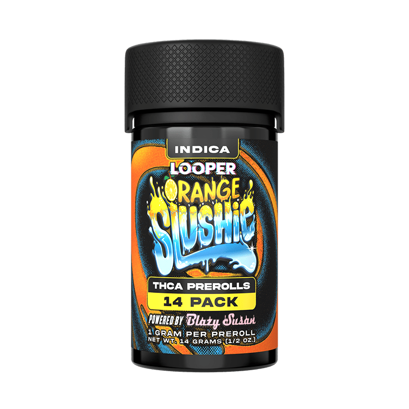 Looper Thca Pre Rolls - 14ct - 10 Pack Display - Orange Slushie - Bandit Distribution