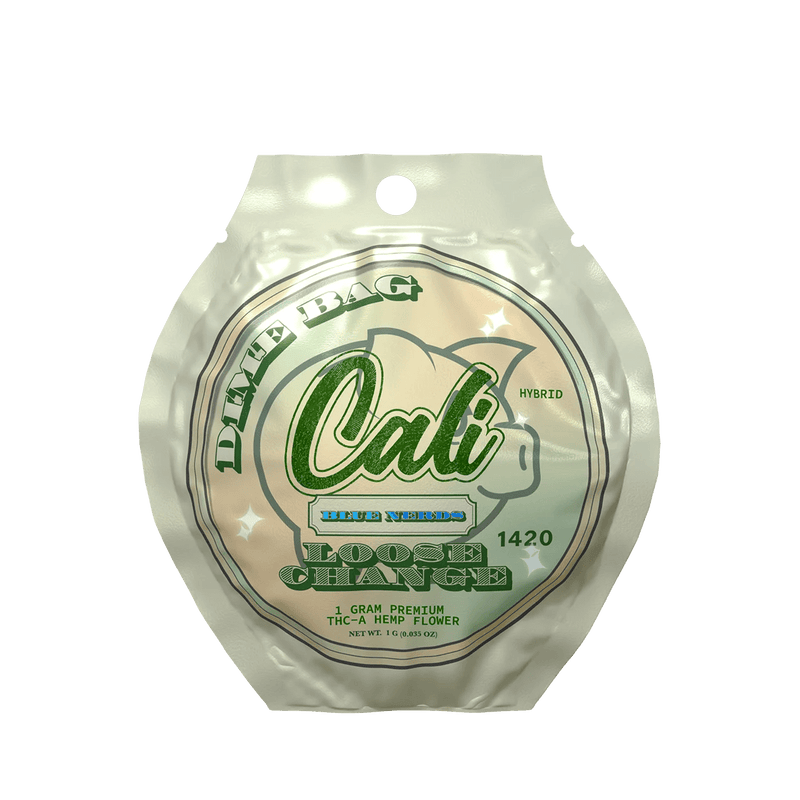 Loose Change Dime Bag - 1g Pouch - Blue Nerds - 12pk Display - Bandit Distribution