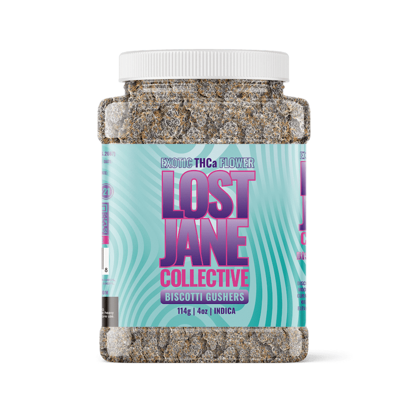 Lost Jane 4oz Thca Flower Bucket - Biscotti Gushers - 28.97% - Bandit Distribution