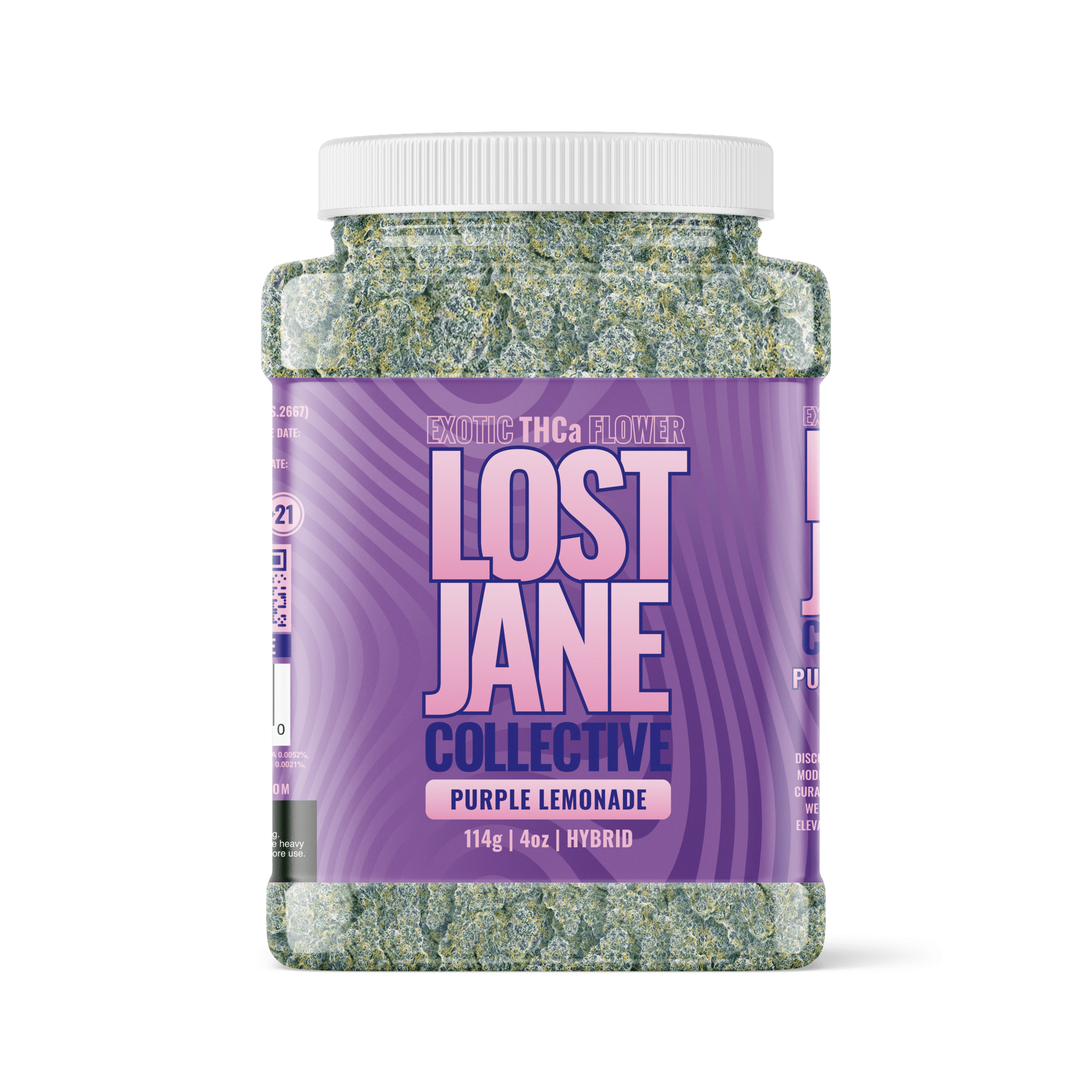 Lost Jane 4oz Thca Flower Bucket - Purple Lemonade - 33.08 Lost Jane 4oz Thca Flower Bucket - Purple Lemonade - 33.08