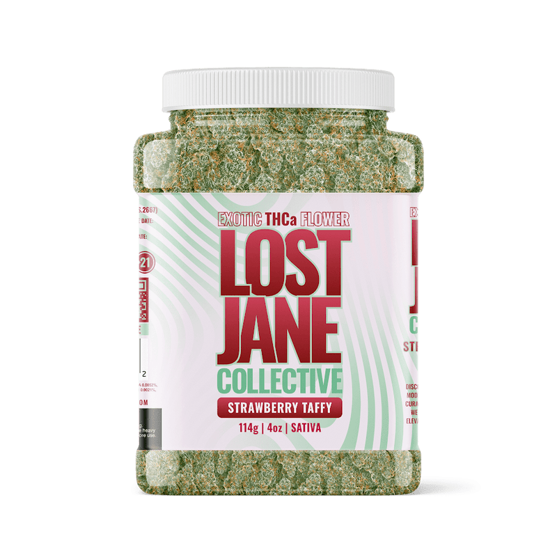 Lost Jane 4oz Thca Flower Bucket - Strawberry Taffy - 27.51% - Bandit Distribution