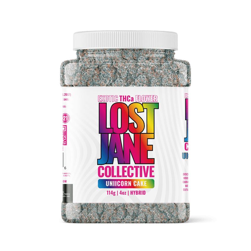 Lost Jane 4oz Thca Flower Bucket - Unicorn Cake - 28.30% - Bandit Distribution