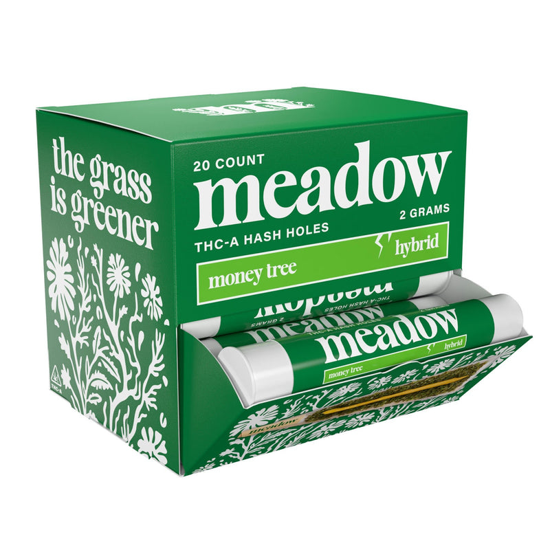 Meadow THCA Hash Holes - 2g - 20 Count Display - Money Tree - Bandit Distribution