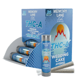 Memory Lane THCA Pre Rolls - 1g Tubed - 20ct Display - Wedding Cake