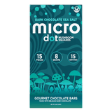 Micro Dot Magic Mushroom Chocolates - 15pc / Bar - 5ct Display - Dark Chocolate Sea Salt - Bandit Distribution