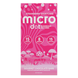 Micro Dot Magic Mushroom Chocolates - 15pc / Bar - 5ct Display - Strawberry Shortcake - Bandit Distribution