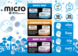 Micro Dot Magic Mushroom Tablets - 10ct Pack - Berry Blast - Bandit Distribution