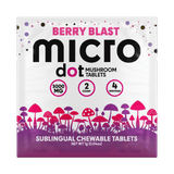 Micro Dot Magic Mushroom Tablets - 2ct Packs - 20 Pack Display - Berry Blast - Bandit Distribution