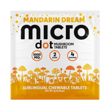 Micro Dot Magic Mushroom Tablets - 2ct Packs - 20 Pack Display - Mandarin Dream - Bandit Distribution