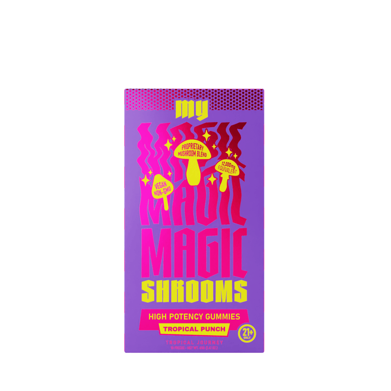My Magic Shrooms High Potency Gummies - Tropical Journey - Tropical Punch - 10ct - Hemp Wholesaler
