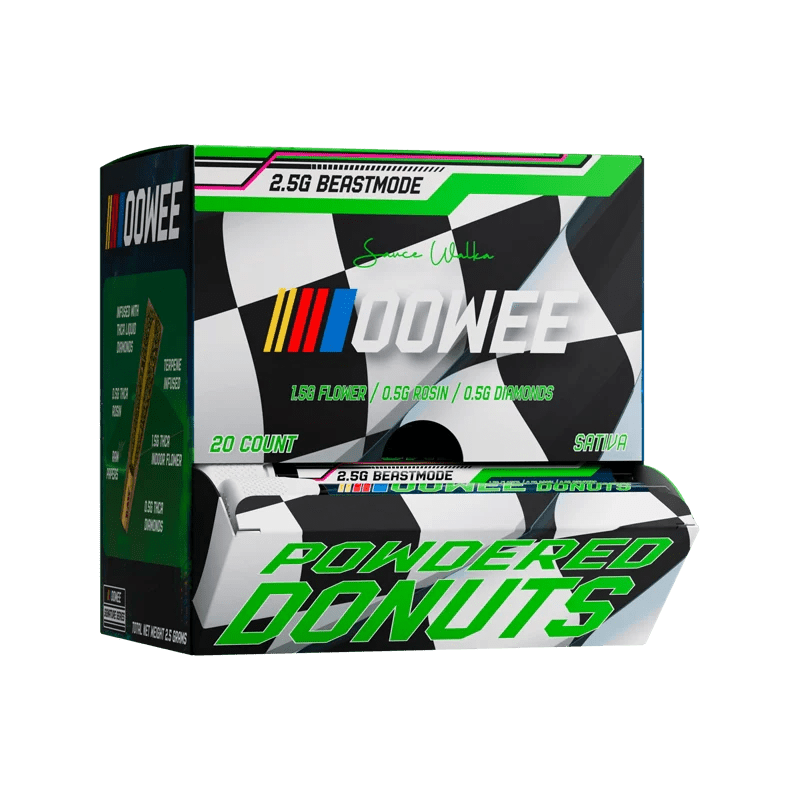 Oowee Signature Series Powdered Donut Hash Holes - 2.5g - 20ct Display - Beastmode - Bandit Distribution