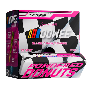 Oowee Signature Series Powdered Donut Hash Holes - 2.5g - 20ct Display - Zararri - Bandit Distribution