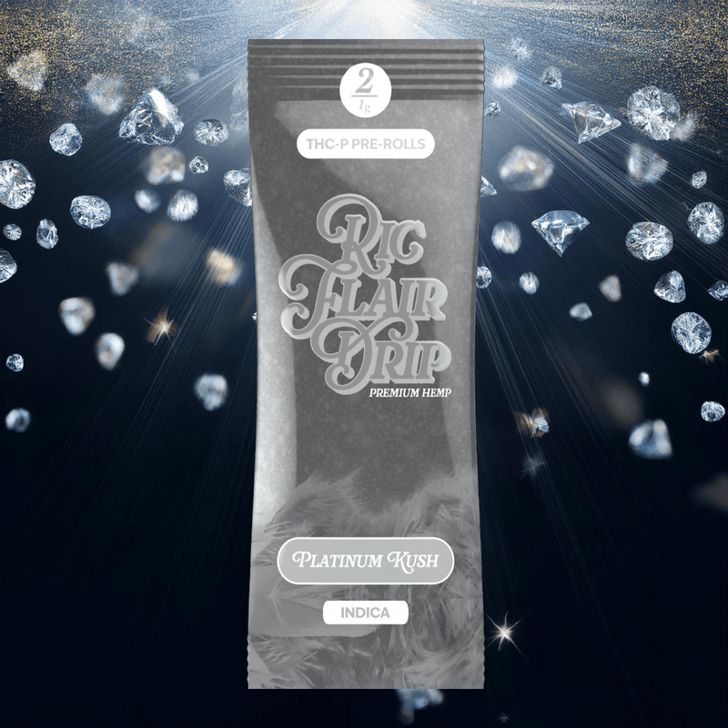Ric Flair Drip - 2pk Thcp Pre Rolled Joints - 2g - Platinum Kush - Bandit Distribution