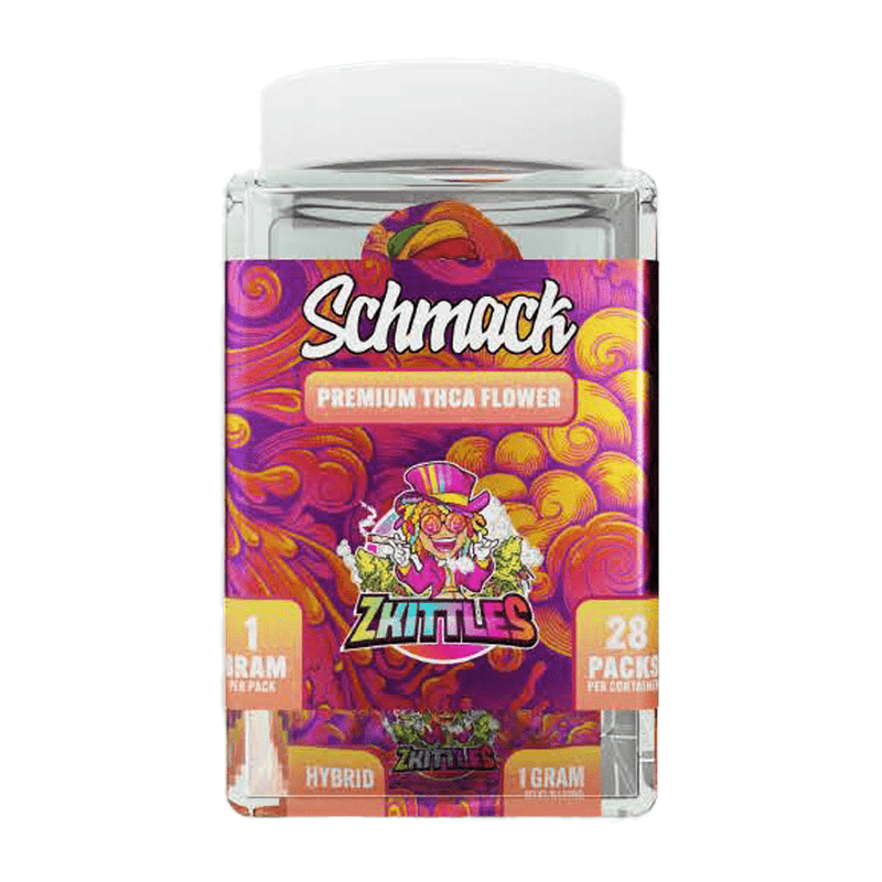 Schmack Thca Flower Bucket - 28 x 1g Bags - Zkittles - Bandit Distribution