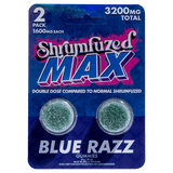 Shrumfuzed MAX 2pc Mushroom Gummies - Blue Razz - 10 Pack Display - Bandit Distribution