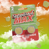 Shrumfuzed MAX 2pc Mushroom Gummies - Cherry Limeade - 10 Pack Display - Bandit Distribution