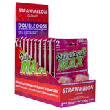 Shrumfuzed MAX 2pc Mushroom Gummies - Strawmelon - 10 Pack Display