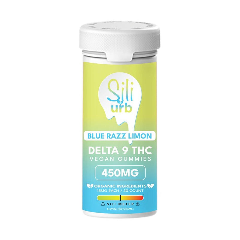 Sili x Urb D9 THC Gummies 450MG – Blue Razz Lemon - Bandit Distribution