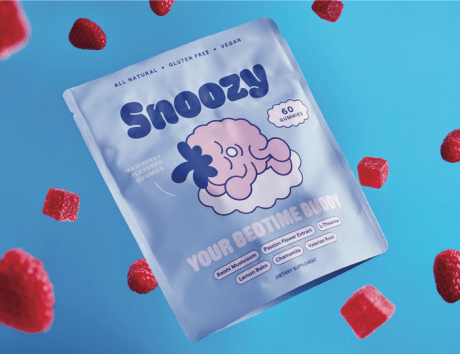 Snoozy Sleep Gummies "Your Bedtime Buddy" - 60 Gummies per Pouch - Bandit Distribution