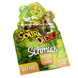 Schmack 3.5g THCA Flower Pouch - Sour Diesel Sativa - Single Pouch