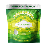Space Gods 2pk Space Gummies 120mg D9+CBD - 30pk Display - Sour Apple