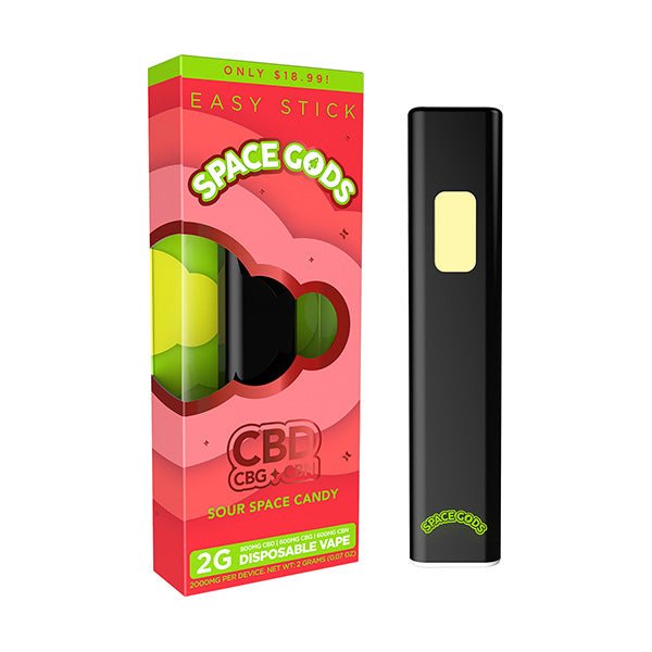 Space Gods Easy Stick CBD Disposables - 2g - Sour Space Candy Bandit Distribution Space Gods Easy Stick CBD Disposables - 2g - Sour Space Candy Bandit Distribution