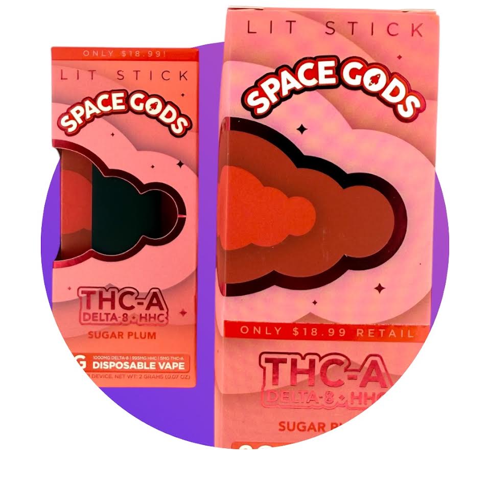 Space Gods Lit Stick 2g Disposable - Thca/D8/Hhc