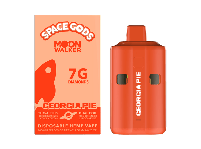 Space Gods Moon Walker 7g Disposables - Thca Liquid Diamonds+THCp+D8 - Georgia Pie - Bandit Distribution