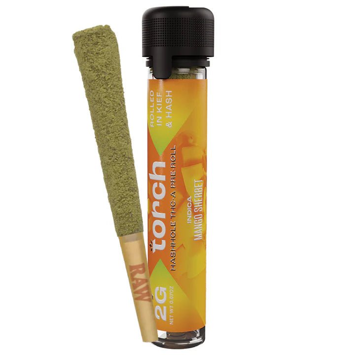Torch 2g HashHole Pre Rolls - 10pk - Mango Sherbert - Bandit Distribution