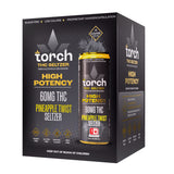 Torch High Potency D9 Thc Seltzers 60mg Per Can - 4pk - Pineapple Twist
