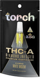 Torch THCa Diamond Infused Premium Cartridges – 3.5g - White Widow - Bandit Distribution