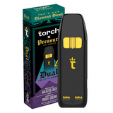 Torch x Pressure Dual Split Flavor THCa Displosables 3g - Galactic Jack x Purple Cream