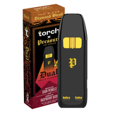 Torch x Pressure Dual Split Flavor THCa Displosables 3g - Sour Pebbles x Raspberry Kush - Bandit Distribution