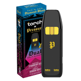 Torch x Pressure Dual Split Flavor THCa Displosables 3g - Strawberry Blue x Rainbow Runtz