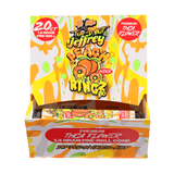 Trap'd Out Jeffrey 20ct Pre Roll Display - Thca - Peach Ringz - Bandit Distribution