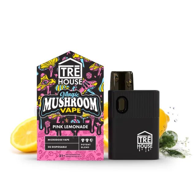 Tre House Magic Mushroom Vape Pen 2g - Pink Lemonade Bandit Distribution Tre House Magic Mushroom Vape Pen 2g - Pink Lemonade Bandit Distribution