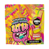 Trippy Double Stacked Bites 120,000mg Display (60 - 2ct Packs) - Peach Ringz / Blackberry Watermelon - Bandit Distribution