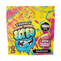 Trippy Double Stacked Bites 120,000mg Display (60 - 2ct Packs) - Sour Strawberry Lemonade / Blue Razz - Bandit Distribution