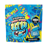 Trippy Double Stacked Bites 120,000mg Display (60 - 2ct Packs) - Sour Strawberry Lemonade / Blue Razz - Bandit Distribution
