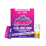 Un Hinged Dual Cart Packs THCA Live Sugar - Pink Runtz + Rainbow Runtz
