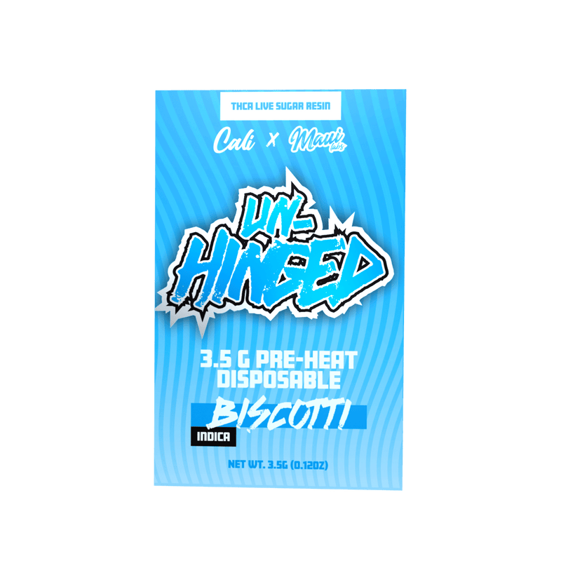 Un - Hinged Premium 3.5g Thca Live Sugar Resin Disposables - Biscotti - Bandit Distribution