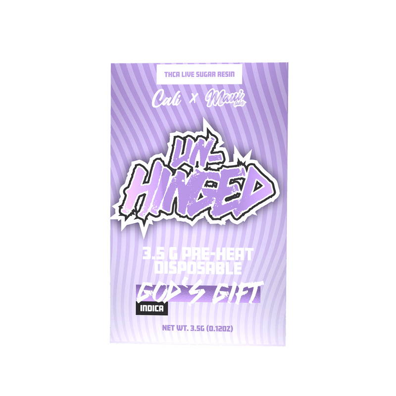 Un - Hinged Premium 3.5g Thca Live Sugar Resin Disposables - Gods Gift - Bandit Distribution