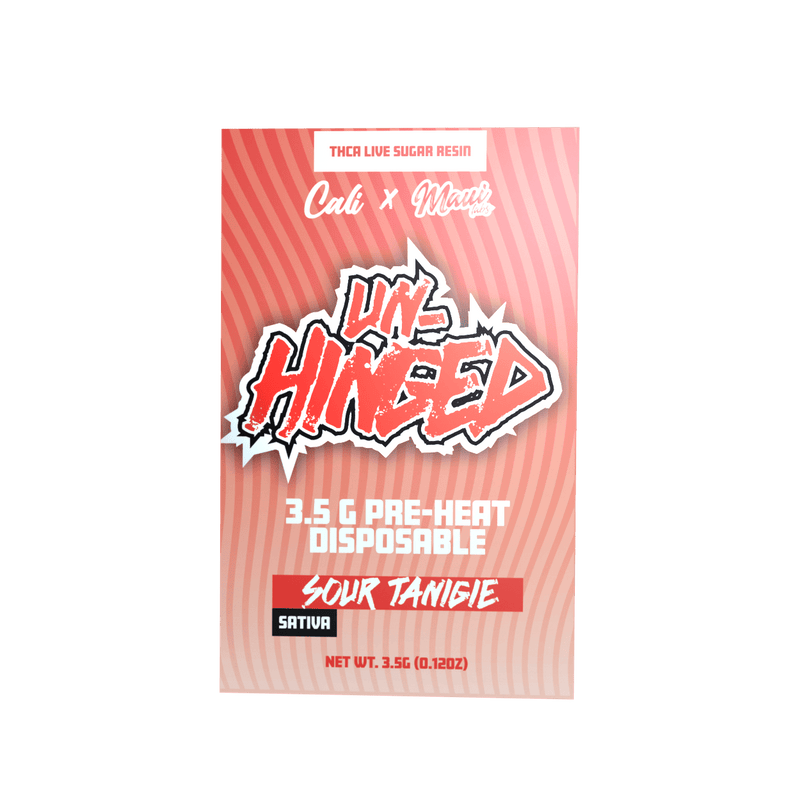 Un - Hinged Premium 3.5g Thca Live Sugar Resin Disposables - Sour Tangie - Bandit Distribution