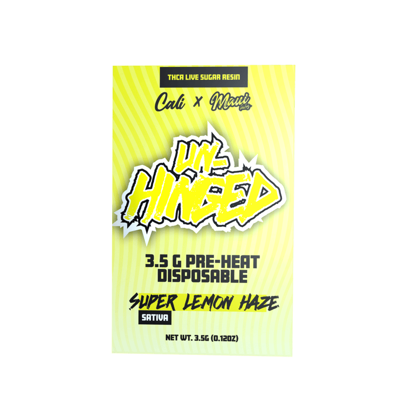 Un - Hinged Premium 3.5g Thca Live Sugar Resin Disposables - Super Lemon Haze - Bandit Distribution